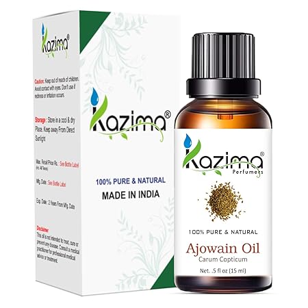 Ajowan Essential Oil 100% Pure, Natural & Undiluted – Therapeutic - Ideal for Skin & Hair and Aromatherapy