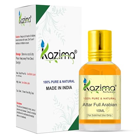 Attar Full Arabian Attar Perfume For Unisex - Pure Natural Undiluted (Non-Alcoholic)