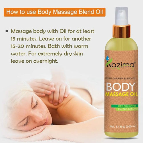 Body Massage Oil Blend for Relaxation Muscle Relief & Skin Nourishment