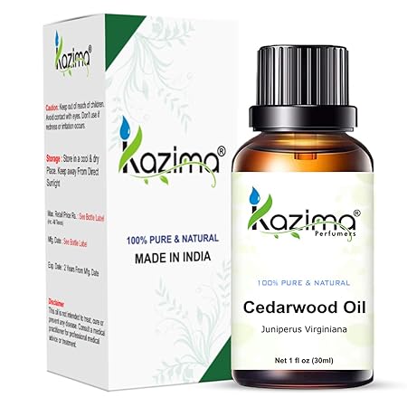 Cedarwood Essential Oil – 100% Pure, Natural, and Undiluted for Skin, Hair, and Aromatherapy