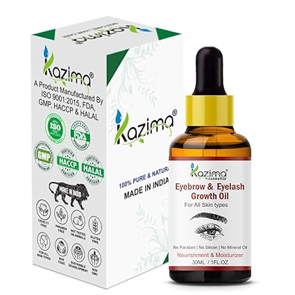 Eyebrow & Eyelash Growth Oil (30ml) – Nourishes, Strengthens, and Enhances Natural Growth for Fuller, Thicker Brows and Lashes