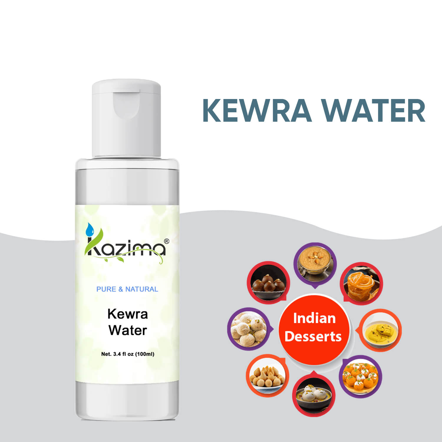 Kewra Water for Cooking, Skin & Hair | Natural Floral Water
