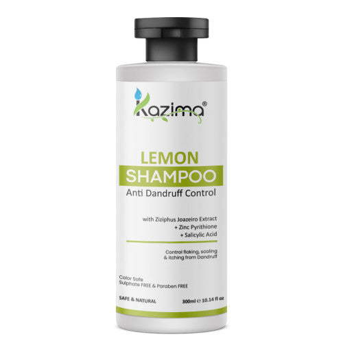 Lemon Anti-Dandruff Shampoo 300ml – Refreshing Formula to Combat Flakes, Soothe Itchy Scalp, and Promote Healthy