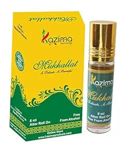 Mukhallat Rollon Attar Perfume 8ml - Apparel Concentrated (Free From Alcohol)