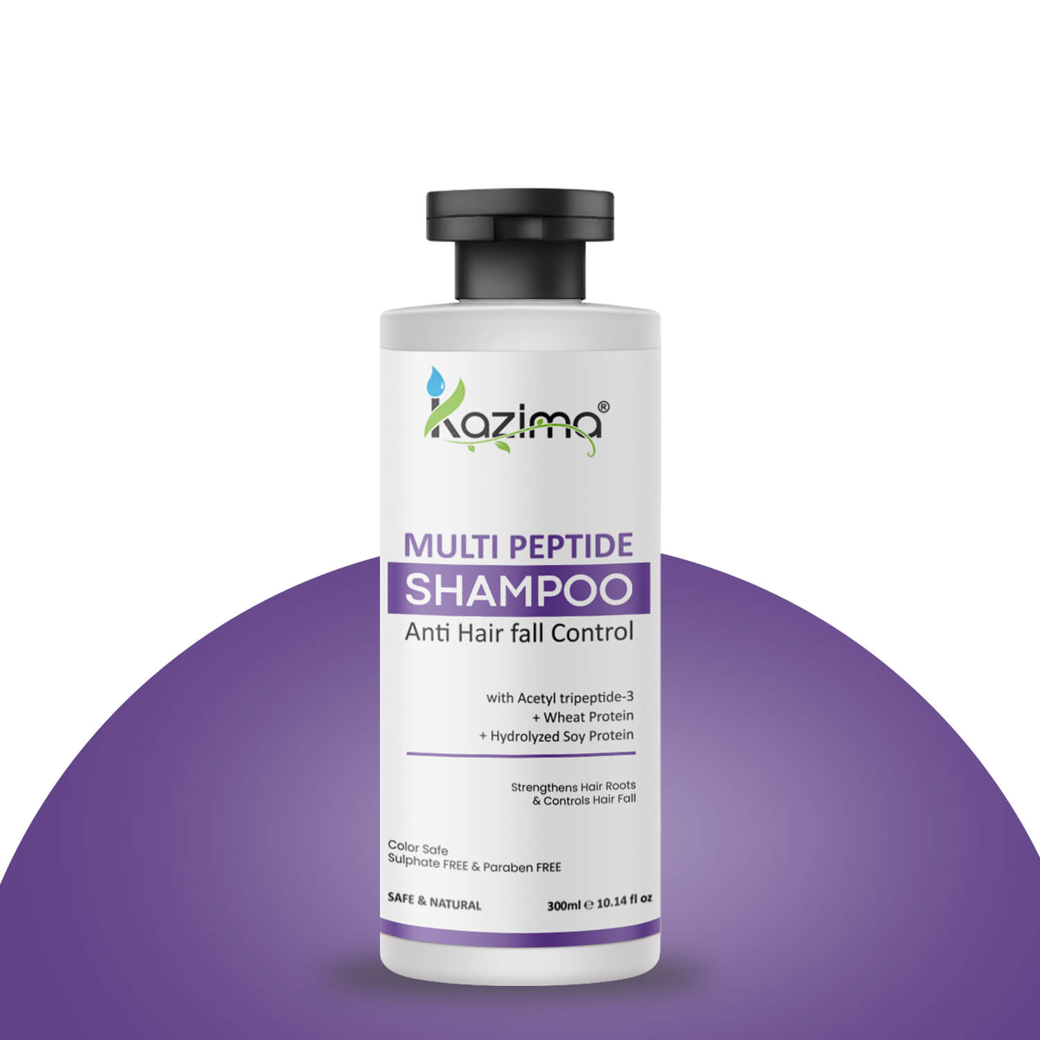 Multi-Peptide Shampoo 300ml – Nourish, strengthen and revitalize hair with advanced peptide complex for healthy, thick hair