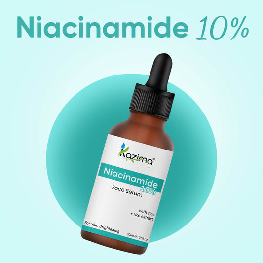10% Niacinamide Face Serum with Zinc & Rice Extract – Fades Acne Marks & Dark Spots (30ml)