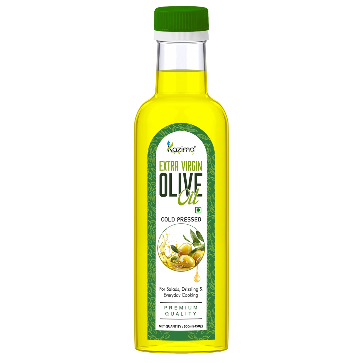 Extra Virgin Olive Oil – Cold Pressed, Pure & Unrefined Mediterranean Grade Oil, Rich in Antioxidants & Healthy Fats, Ideal for Cooking, Skin, Hair & Massage