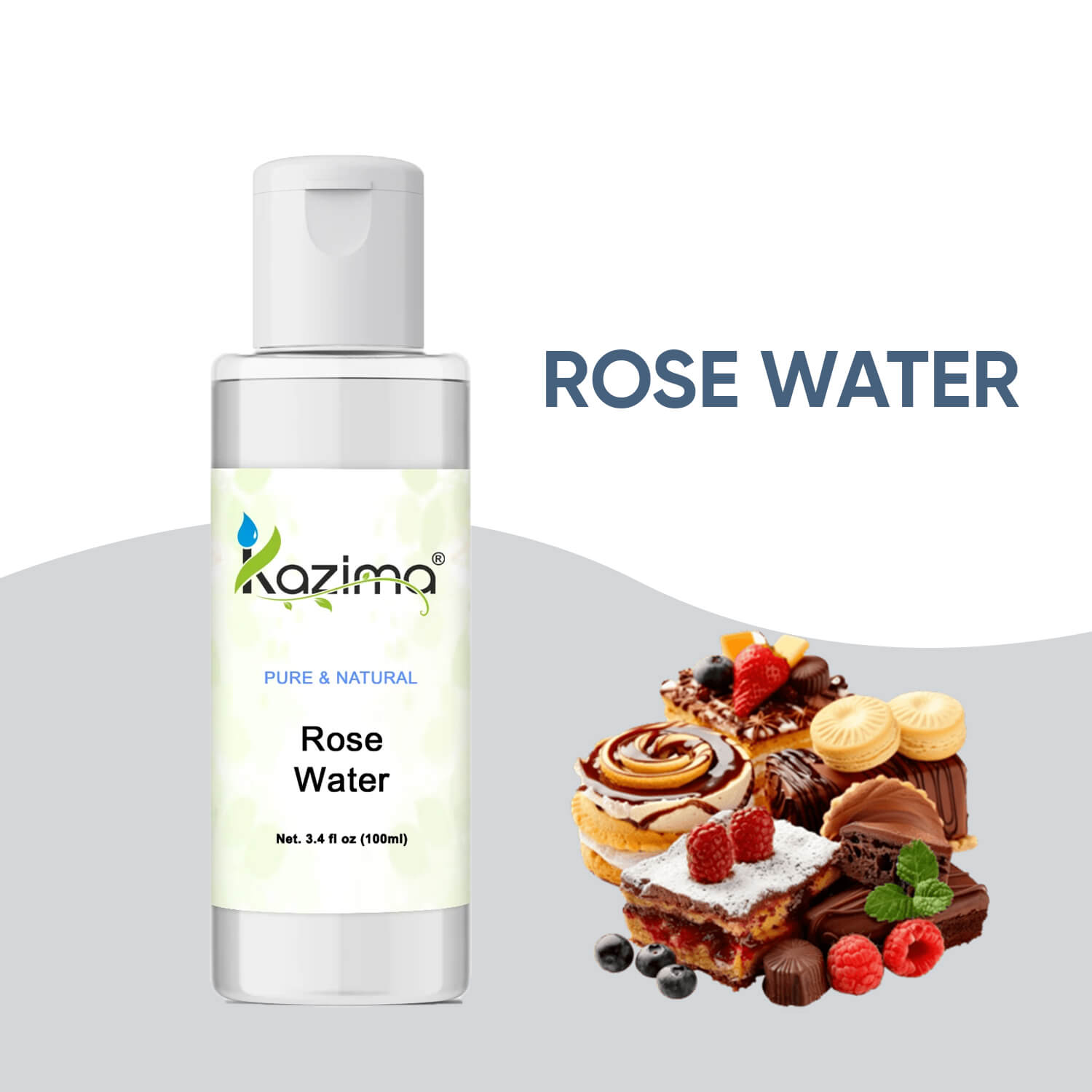 Rose Water for Food, Skin & Hair Care | Natural Floral Water