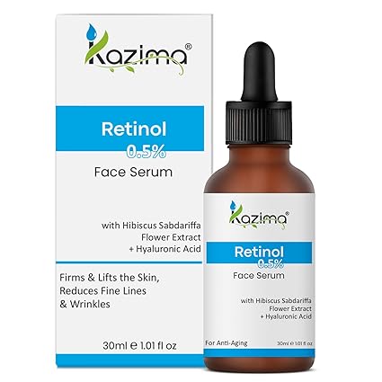 0.5% Retinol Face Serum for Anti-Aging, Wrinkles, Fine Lines & Skin Firming – 30ml | Beginner-Friendly | For All Skin Types
