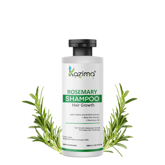Rosemary Hair Growth Shampoo 300ml - Promotes hair growth, strengthens hair and nourishes the scalp for thick & healthy hair