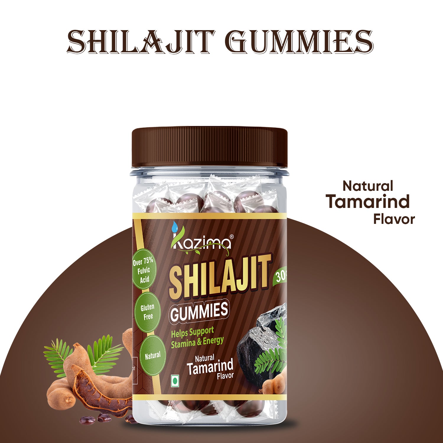 Pure Himalayan Shilajit Gummies (Tamarind Flavour)