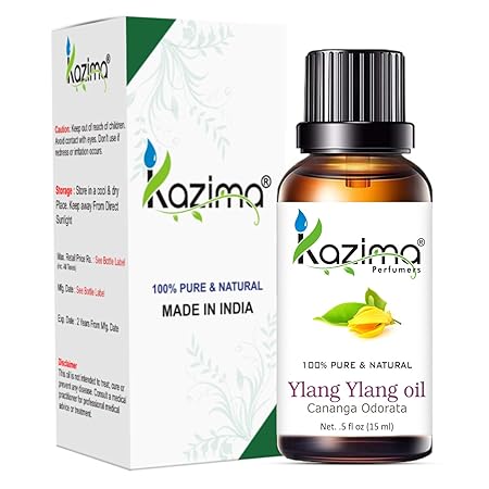 100% Pure Ylang Ylang Essential Oil – Natural, Undiluted for Skin, Hair & Relaxation