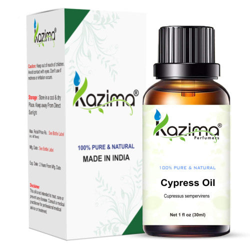 100% Pure Cypress Essential Oil – Natural, Undiluted, Therapeutic Grade for Skin Care, Hair Care, Aromatherapy