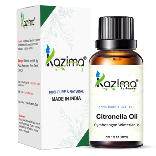 100% Pure Citronella Essential Oil – Natural, Undiluted, Therapeutic Grade for Insect Repellent, Aromatherapy, Skin Care, and Relaxation