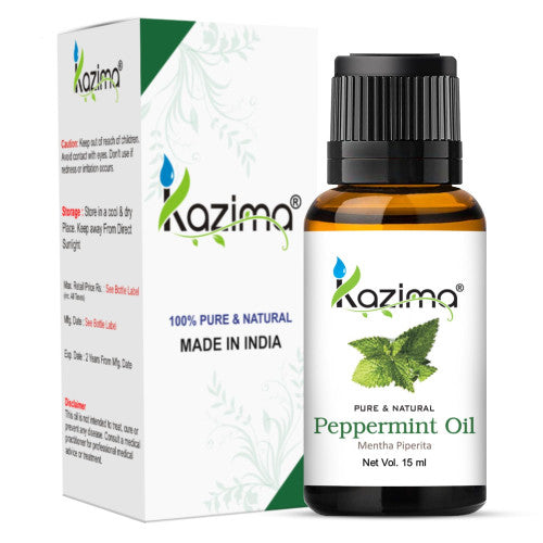 100% Pure, Undiluted Peppermint Essential Oil ? Natural & Therapeutic for Hair, Skin, Muscle Relief & Aromatherapy