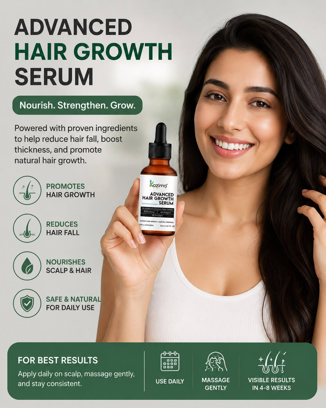 Advanced Hair Growth Serum: The Modern Solution for Stronger, Healthier Hair