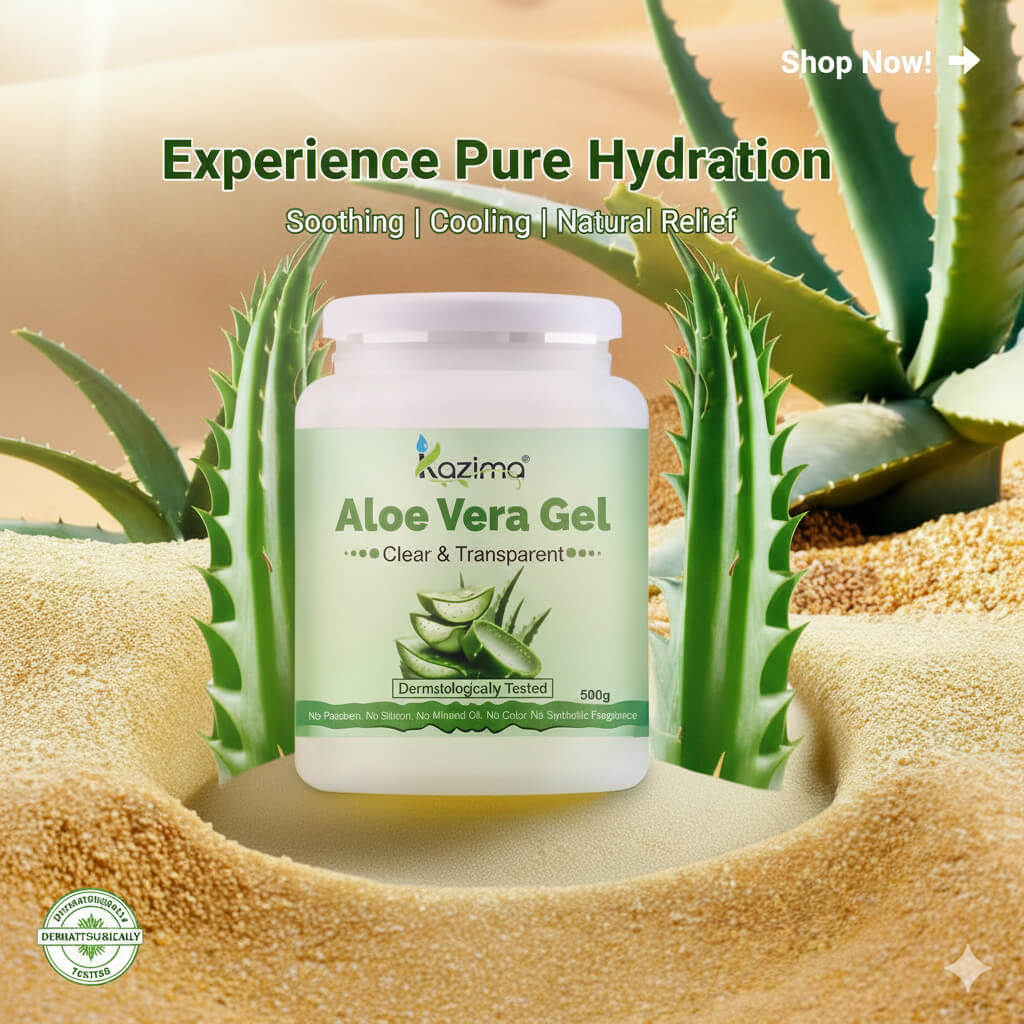 Aloe Vera Gel: A Natural Solution for Skin, Hair, and Overall Wellness