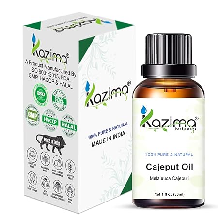 100% Pure Cajeput Oil – Natural, Undiluted Essential Oil for Pain Relief, Respiratory Health, and Skin Care Benefits