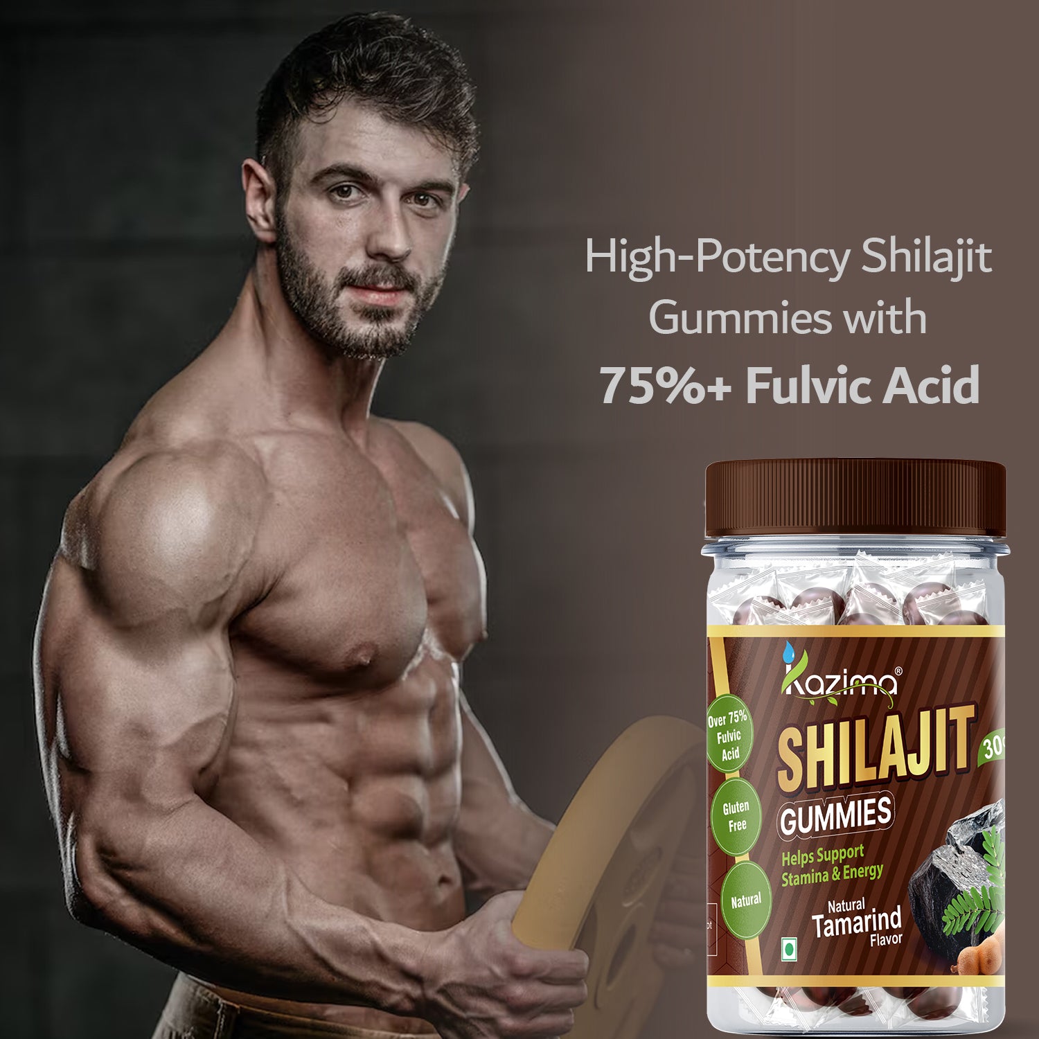 Pure Himalayan Shilajit Gummies (Tamarind Flavour)