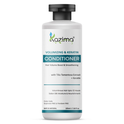 Volumizing and Keratin Conditioner 225ml - Makes hair thicker, smoother, stronger and restores shine to healthy hair