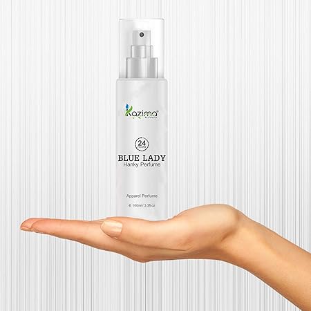 24h Blue Lady Hanky Spray Perfume For Men & Women 100ML - (Free From Gas)