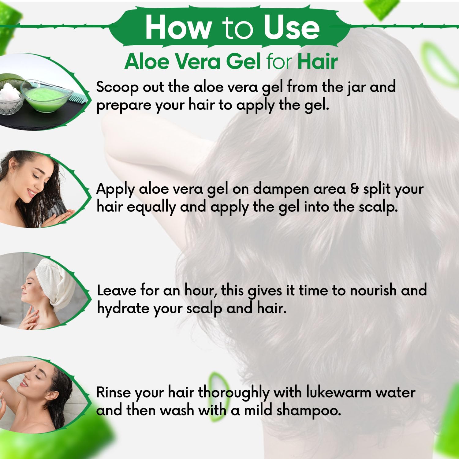 Kazima Pure Aloe Vera Gel for Skin & Hair  – Hydrates, Soothes & Repairs Acne, Scars & Sunburn