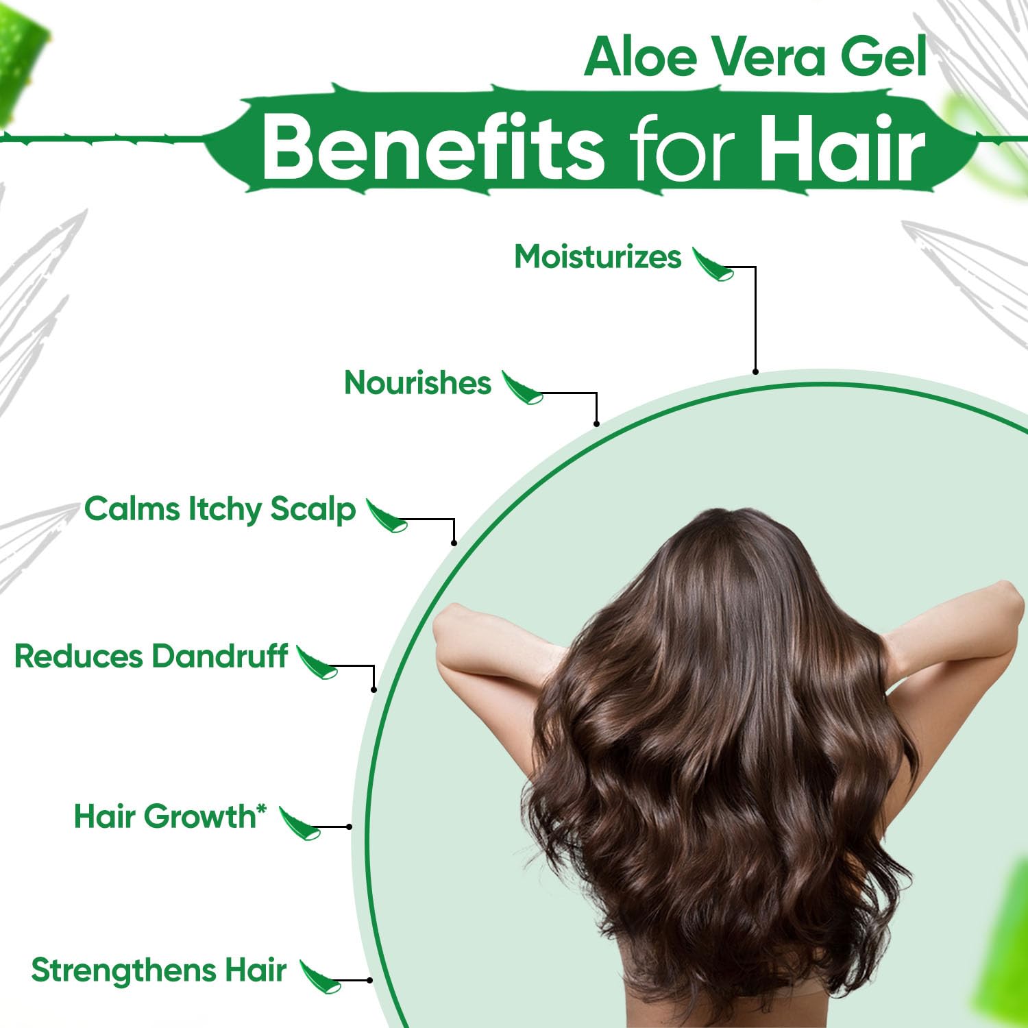 Kazima Pure Aloe Vera Gel for Skin & Hair  – Hydrates, Soothes & Repairs Acne, Scars & Sunburn