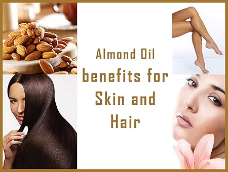 100% Pure & Natural Almond Carrier Oil – Cold Pressed for Moisturizing, Skin Nourishment, and Hair Strengthening Benefits