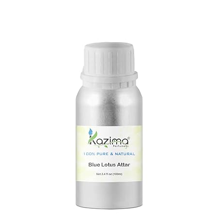 Blue Lotus Attar Perfume For Unisex - Pure Natural Undiluted (Non-Alcoholic)