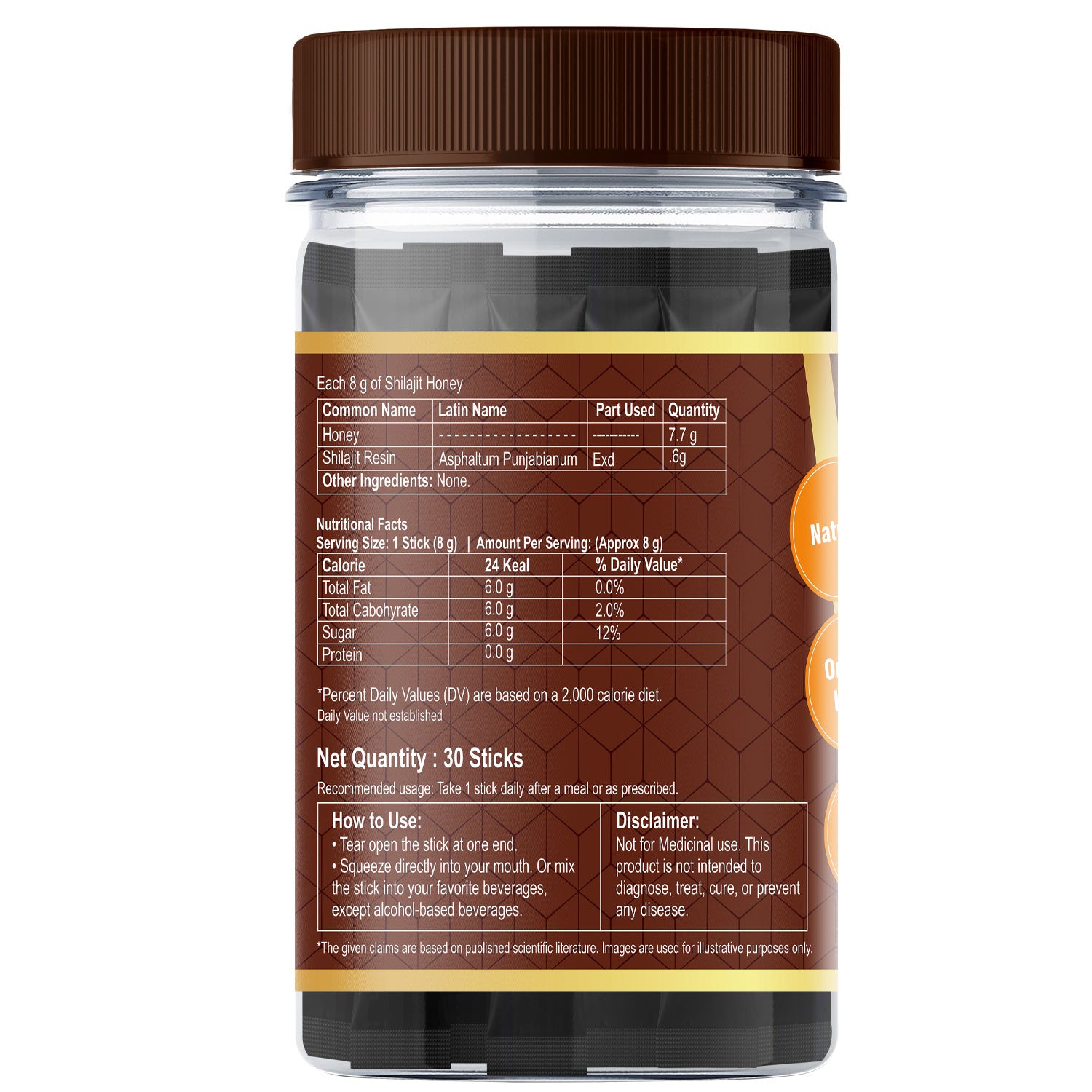 Pure Himalayan Shilajit Sticks (Classic)