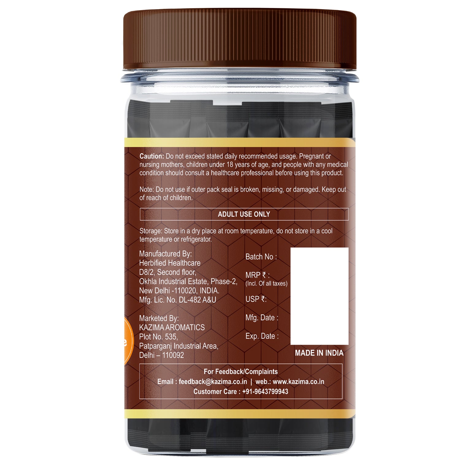 Pure Himalayan Shilajit Sticks (Classic)