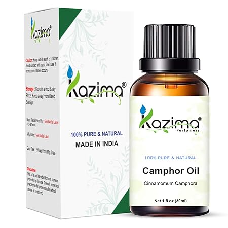 100% Pure Camphor Essential Oil – Natural, Therapeutic Grade For - Body, Skin & Hair Care