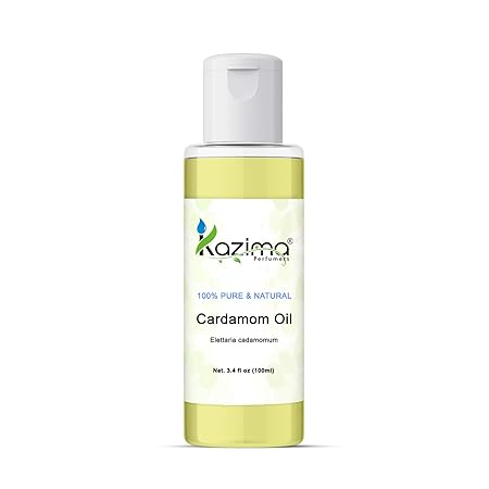 Cardamom Essential Oil 100% Pure – Natural, Undiluted, Uplifting for Skin, Hair, and Aromatherapy