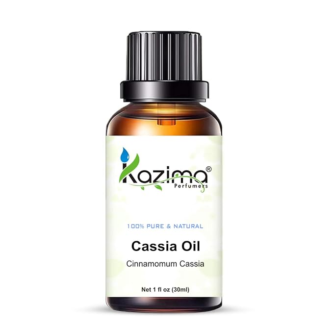 Cassia Oil 100% Pure – Natural & Undiluted, Therapeutic Grade for Skin,Hair Care, Aromatherapy & Health