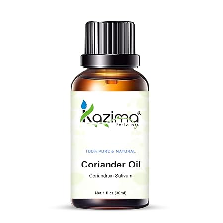 Coriander Oil 100% Pure – Natural, Undiluted Essential Oil for Body, Skin & Hair Care