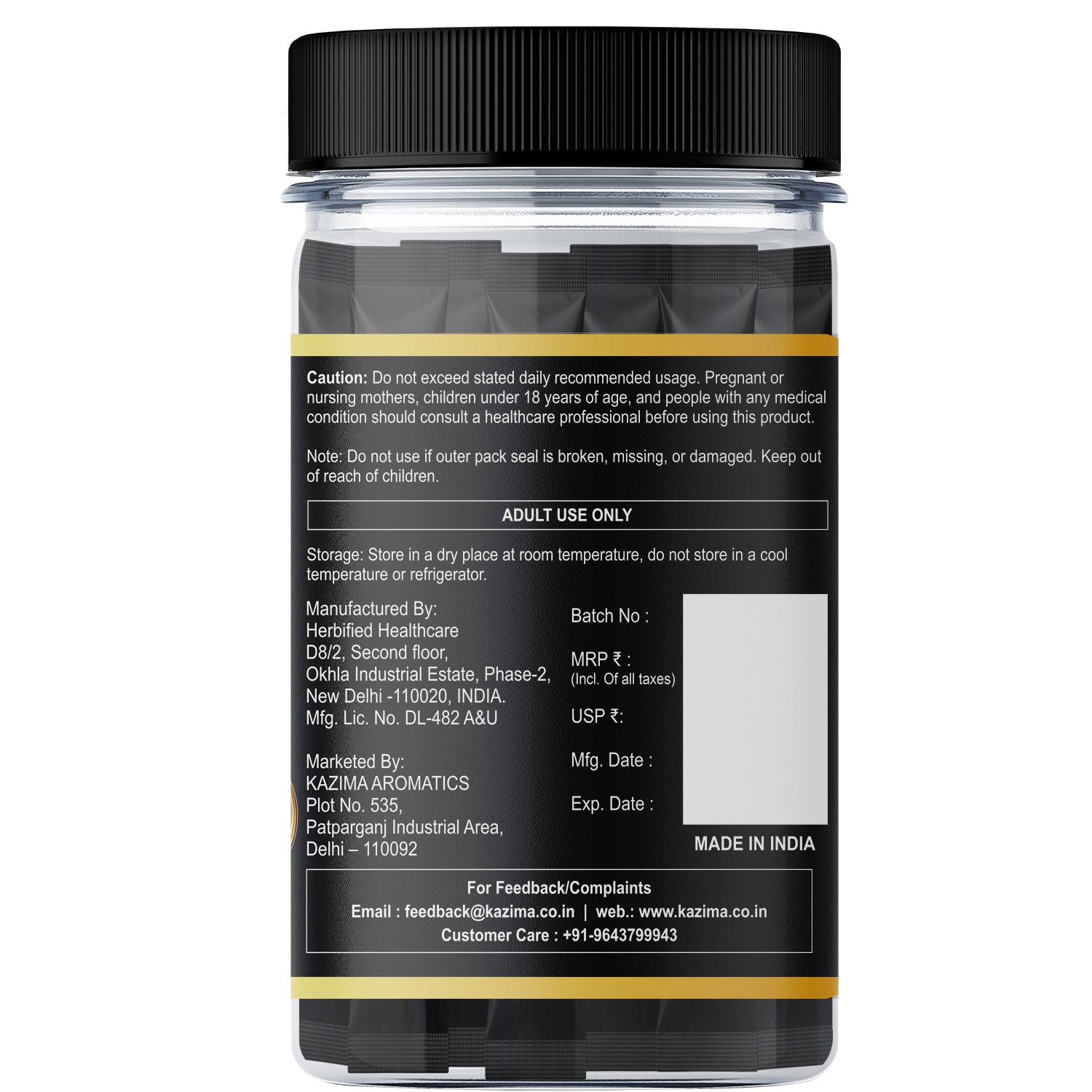 Pure Himalayan Shilajit Sticks (Dark Chocolate Flavour)