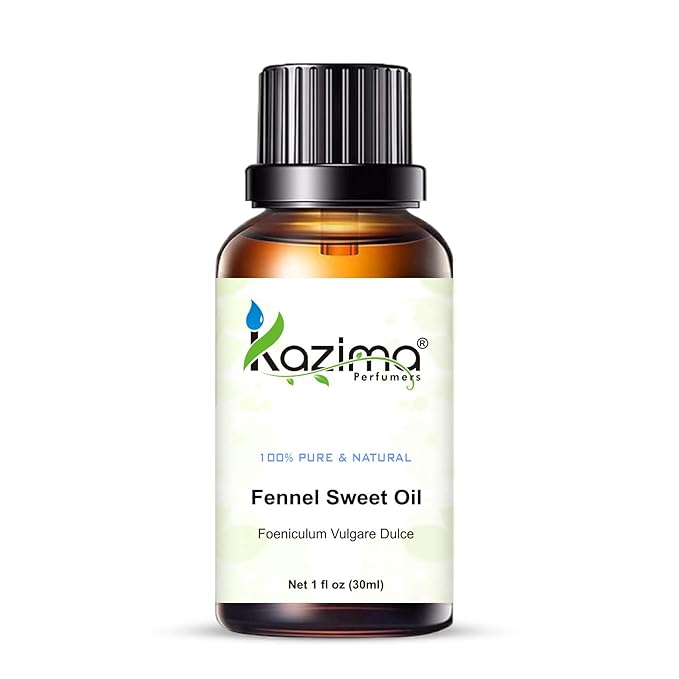 100% Pure Fennel Sweet Oil – Natural, Undiluted, Therapeutic Grade for Skin & Digestion