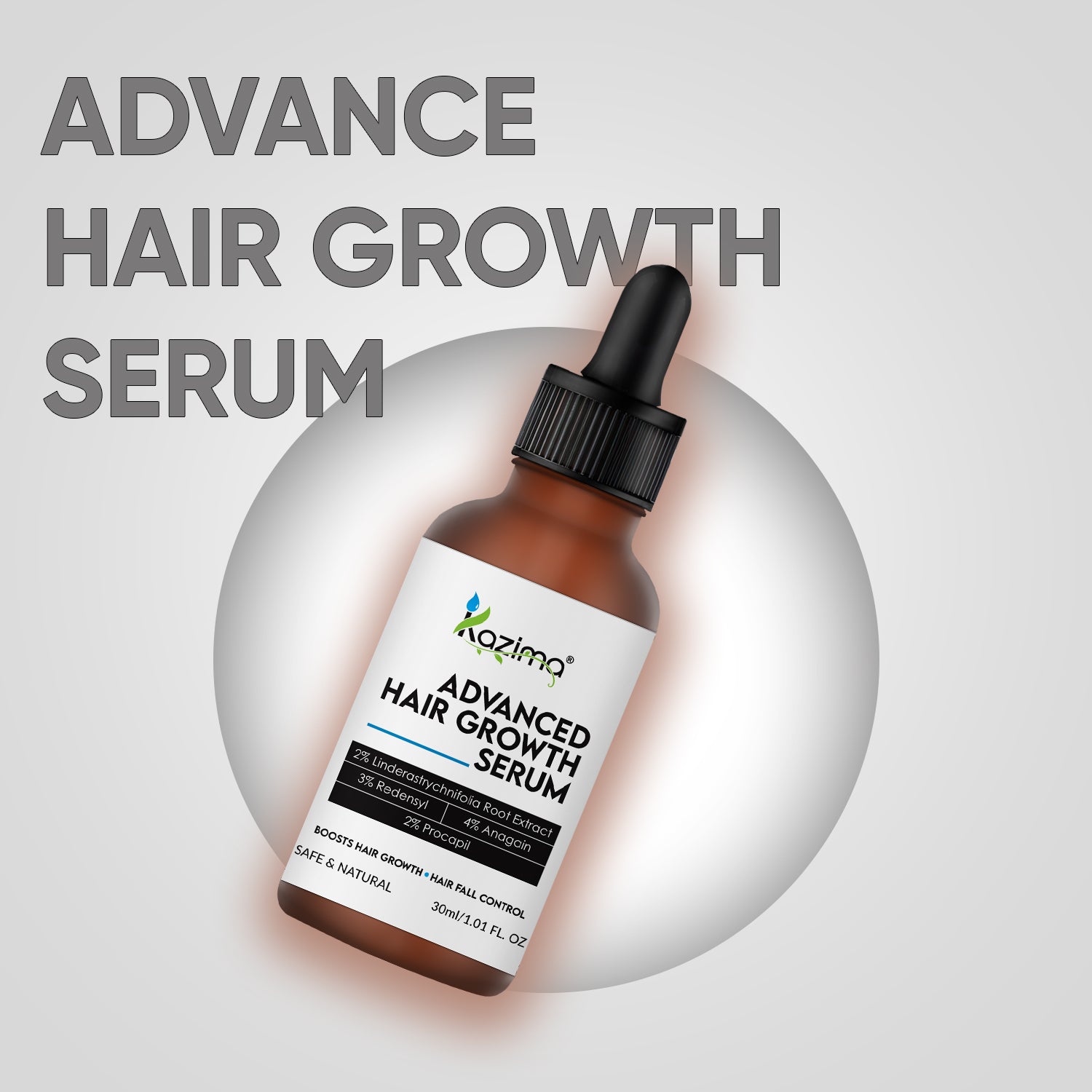 Advanced Hair Growth Serum Anti Hair Fall Treatment for Men Women Hair Regrowth Oil Thicker Hair | 30ml