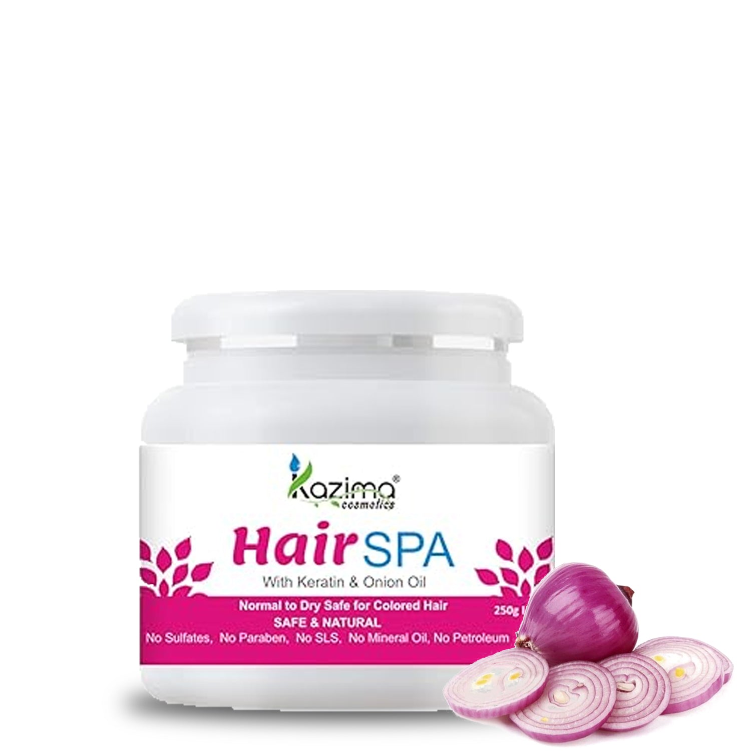Hair SPA Treatment with Keratin & Onion Oil for Smooth, Shiny, Silky Hair - Nourishing, Strengthening & Restorative Care