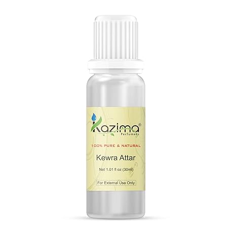 Kewra Attar Perfume For Unisex - Pure Natural Undiluted (Non-Alcoholic)