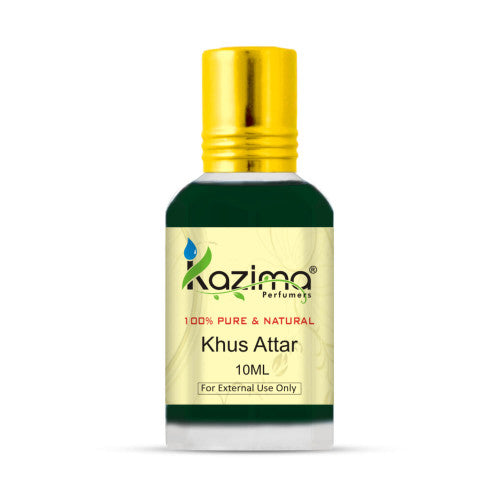 Khus Attar Perfume For Unisex - Pure Natural Undiluted (Non-Alcoholic)