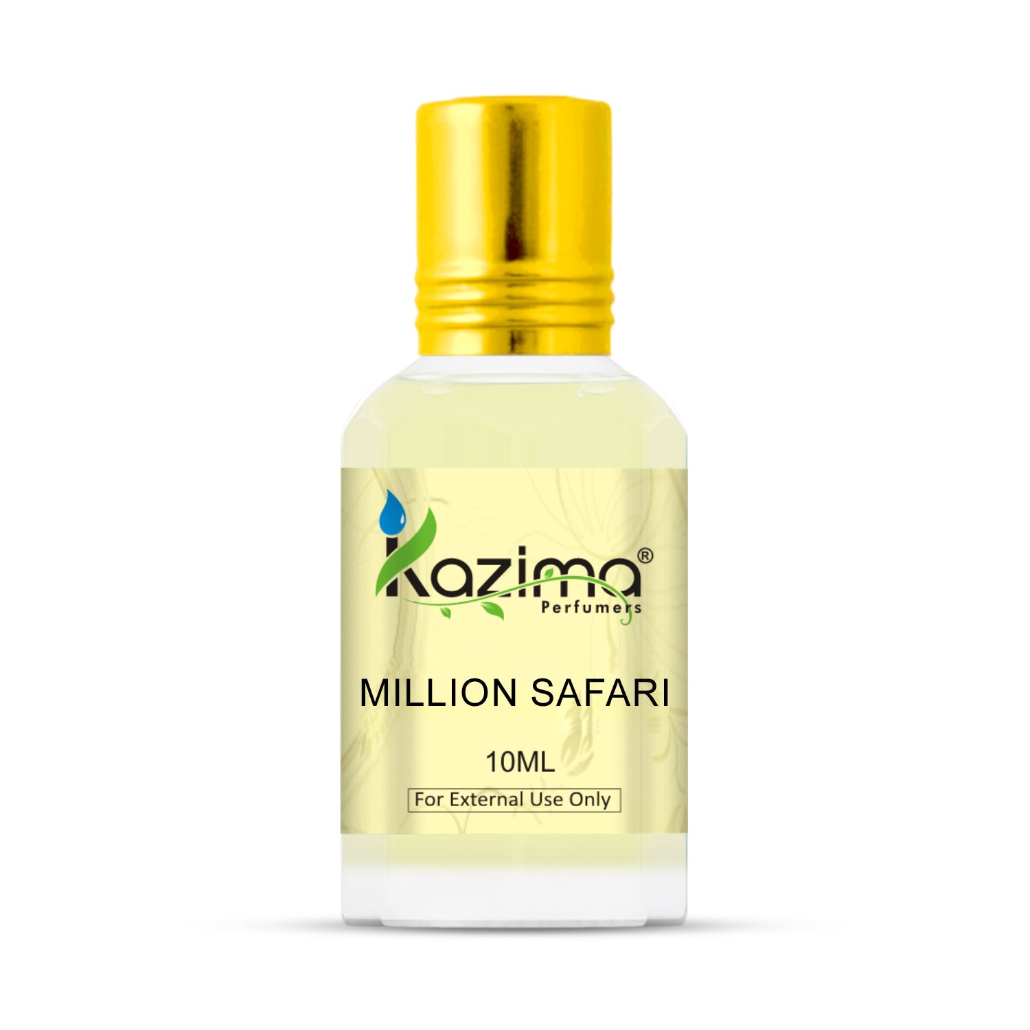 Million Safari - Long Lasting Perfume Oil for Men and Women, Pure Ittar Roll On, Non Alcoholic & Vegan Fragrance