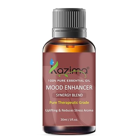 Mood Enhancer Blend Essential Oil - Pure & Natural Therapeutic Grade - For Uplifting & Reducing stress