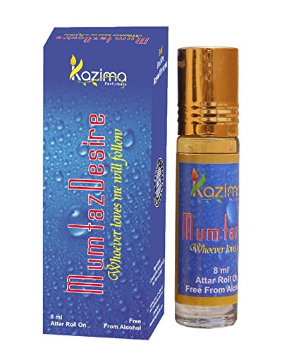 Mumtaz Desire Rollon Attar Perfume 8ml - Apparel Concentrated (Free From Alcohol)