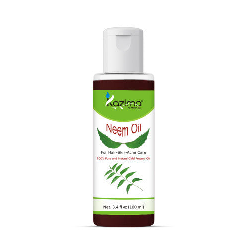 100% Pure Neem Carrier Oil – Natural, Cold-Pressed, Undiluted for Skin, Hair Care, and Healing Benefits