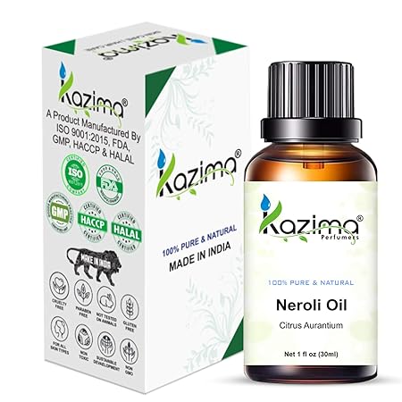 100% Pure Neroli Essential Oil – Natural, Undiluted for Skin Health, Healing, Stress Relief