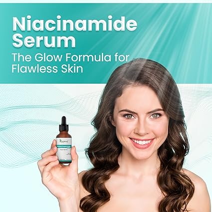10% Niacinamide Face Serum with Zinc & Rice Extract – Fades Acne Marks & Dark Spots (30ml)