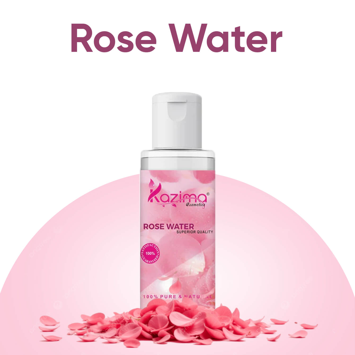Best Rose Water Skin Face Toner 200ml – 100% Pure Natural Undiluted Gulab Jal for Glowing & Hydrated Skin