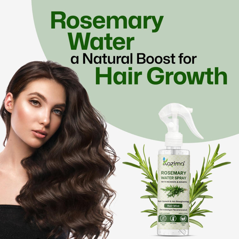 Rosemary Scalp Tonic Mist – Pure Herbal Spray for Hair Growth, Hair Fall Control & Healthy Shine (200ml)