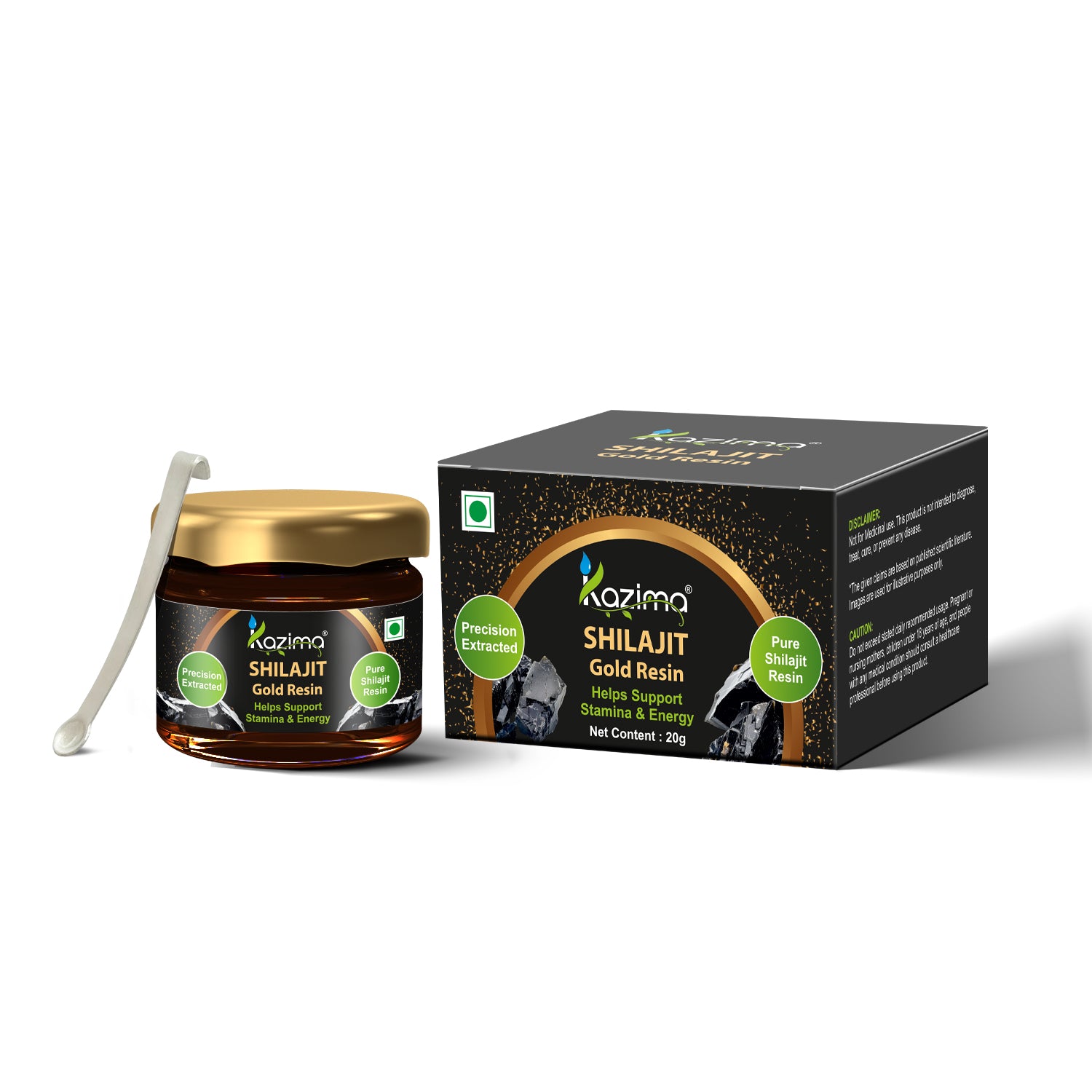 Pure Himalayan Shilajit Gold Resin